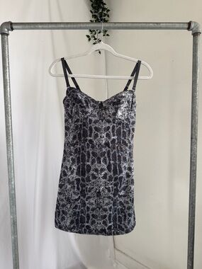 Vintage bodyslimmers mini dress